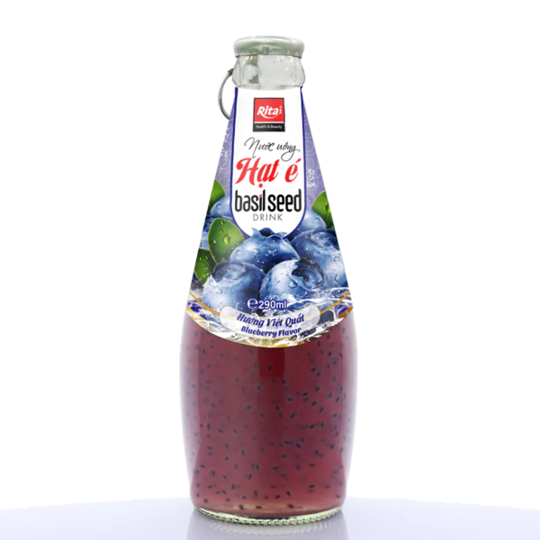 Nước uống hạt é hương vị việt quất 290ml