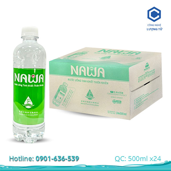Nước uống tinh khiết thiên nhiên Nawa 500ml