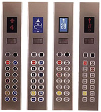 Nút điều khiển thang máy