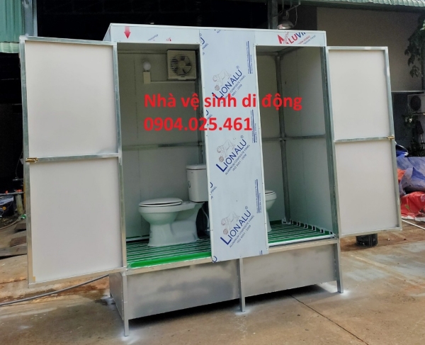 Thi công nhà vệ sinh lưu động