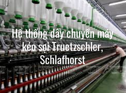 Hệ thống dây chuyển máy kéo sợi