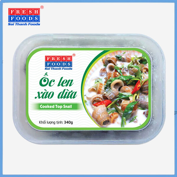 Ốc len xào dừa