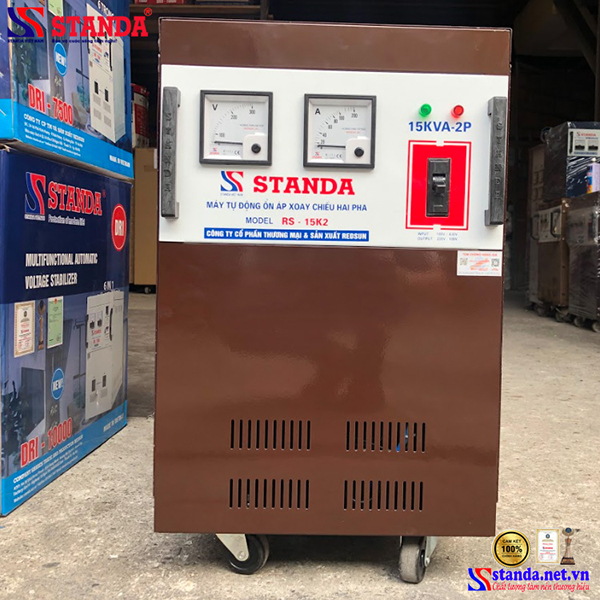 Ổn áp Standa 15KVA 2 pha lửa