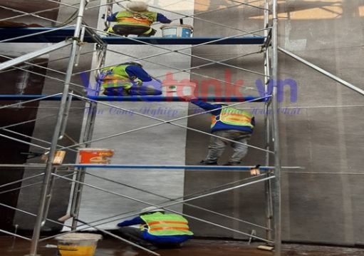 Bọc phủ composite ống chứa