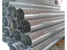 Ống gió xoắn, tròn trơn