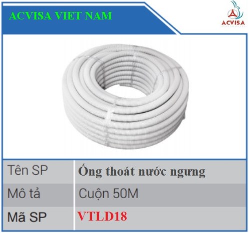 Ống thoát nước ngưng điều hòa (Ống ruột gà)