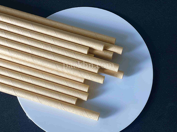Ống hút giấy phi 12mm Kraft