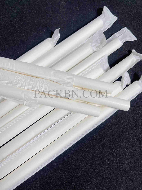 Ống hút giấy phi 6mm Kraft bọc giấy