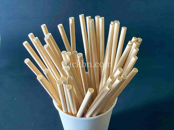 Ống hút giấy phi 6mm Kraft