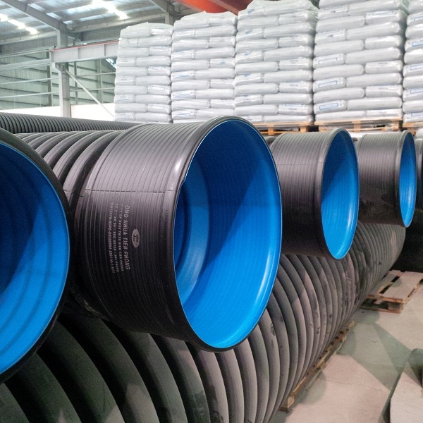 ống nhựa HDPE gân xoắn 2 lớp