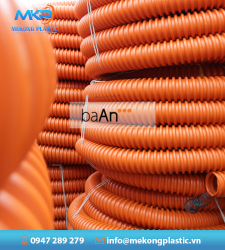 Ống nhựa xoắn HDPE Ba An 195/150