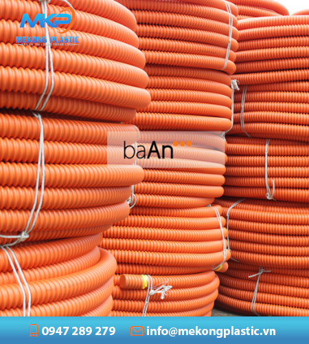 Ống nhựa xoắn HDPE Ba An 230/175