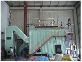 Nồi hơi đốt than ống nước ba lông dọc