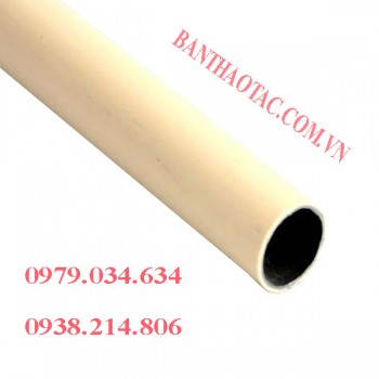 Ống thép bọc nhựa màu kem