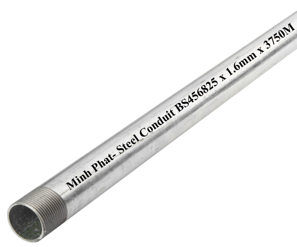 Ống thép mạ kẽm nhúng nóng luồn dây điện loại ren BS4568 Class 4