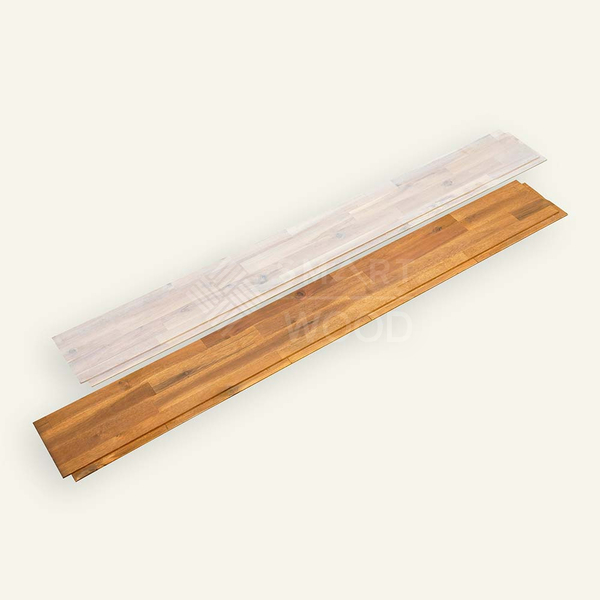 Ốp tường làm từ gỗ tràm keo