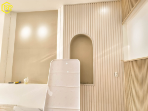 Ốp vách tiệm Spa M.I.A
