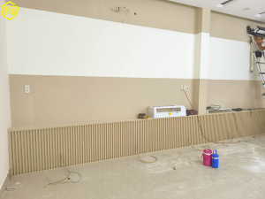 Ốp vách tiệm Spa M.I.A