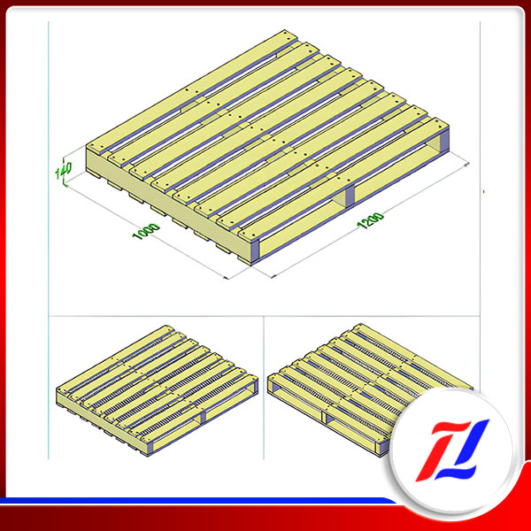 Pallet gỗ theo bản vẽ