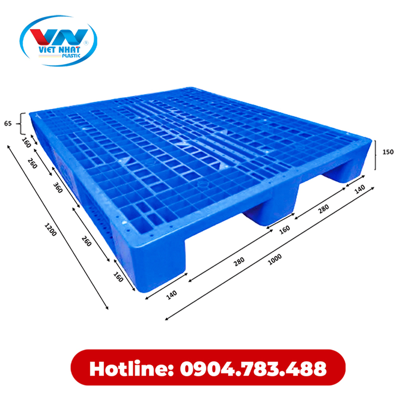 Pallet nhựa ba chân