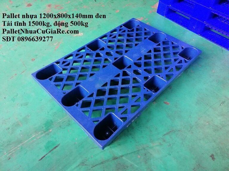 Pallet nhựa màu xanh dương
