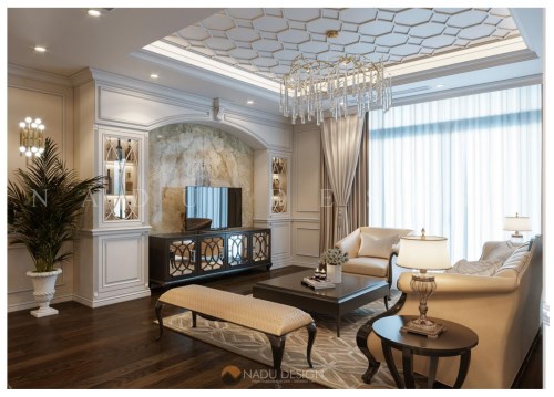 TK nội thất phong cách tân cổ điển