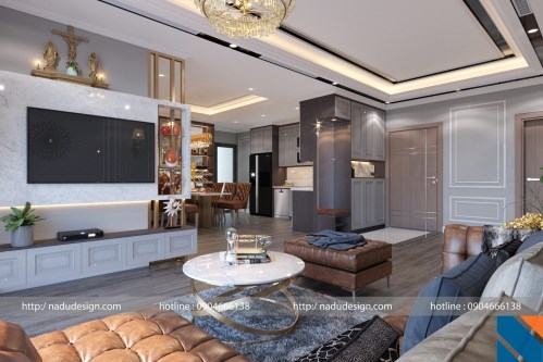 TK nội thất phong cách tân cổ điển