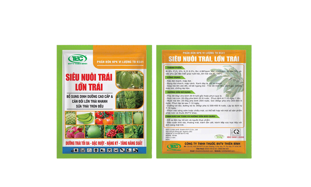 Phân bón lá nuôi trái lớn