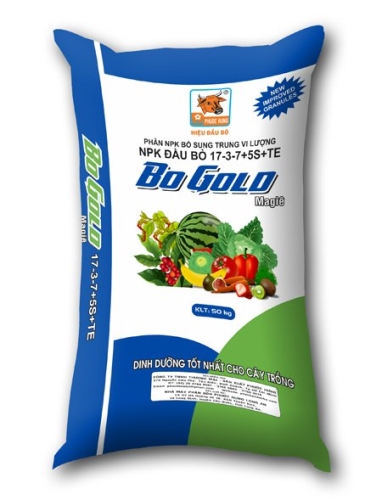 Phân khoáng BO GOLD (17-3-7 + 5S + TE) Magiê