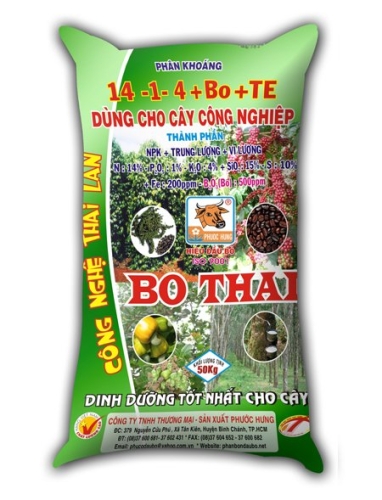 Phân khoáng BO THAI (Cây công nghiệp)