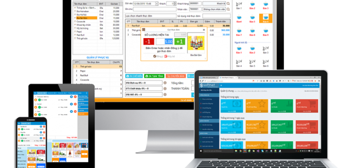 Phần mềm nhà hàng softnet