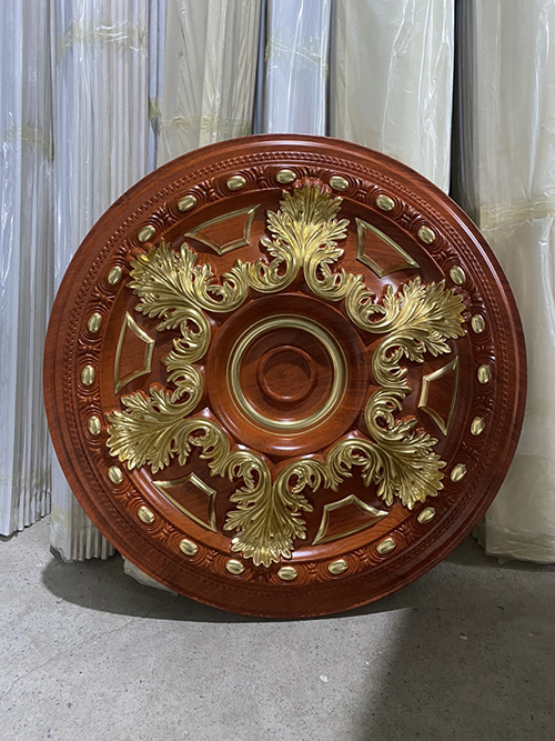 Phào tường, mâm gỗ dát vàng