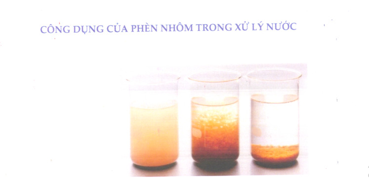 Phèn nhôm xử lý nước