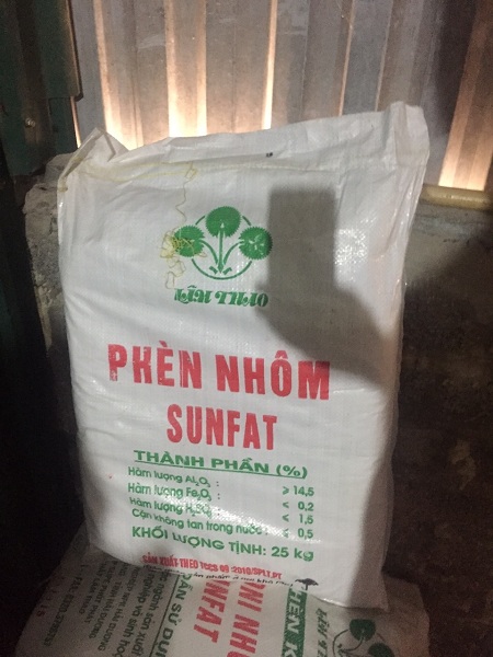 Phèn nhôm Sunphat