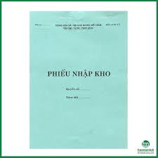 Phiếu nhập kho A4 2 liên
