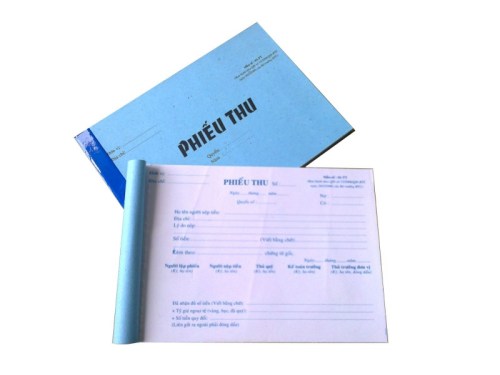 Phiếu thu chi 1 liên