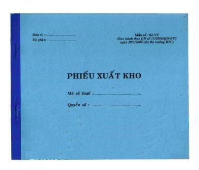 Phiếu xuất kho