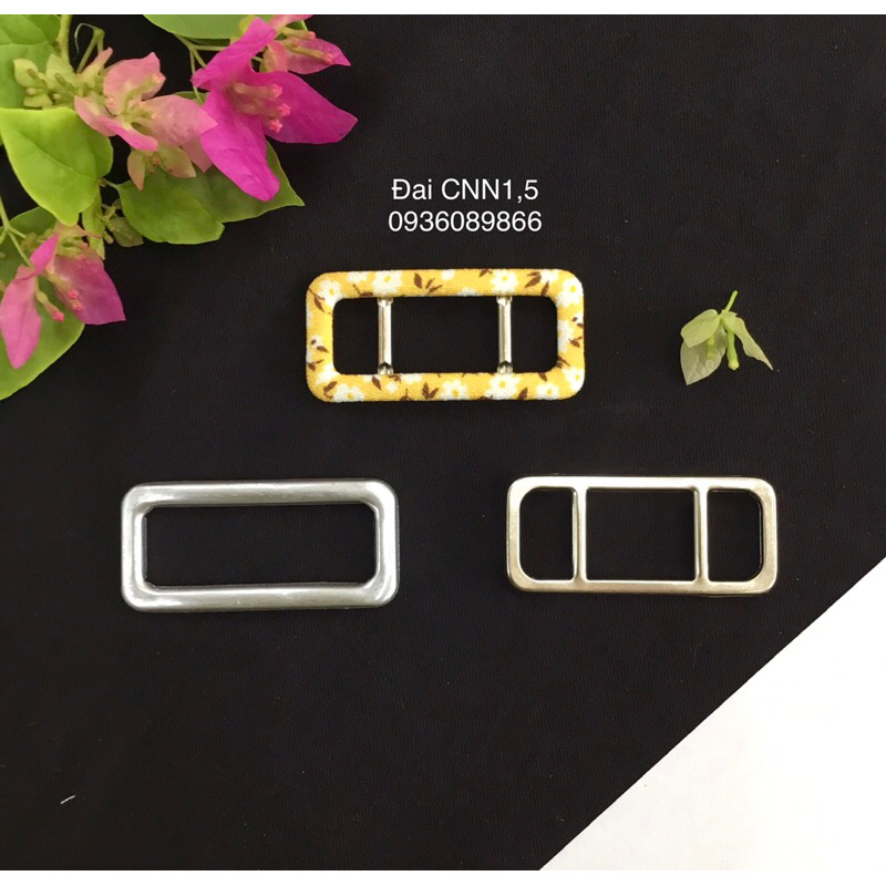 Phôi xương đai khoen thắt lưng bọc vải bản 1.5cm