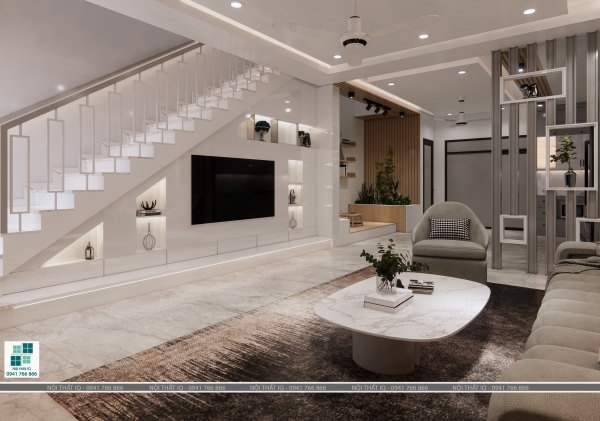 Thiết kế, thi công nội thất phòng khách