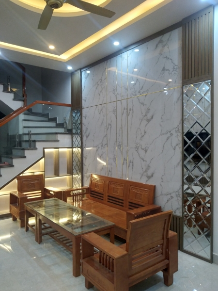 Thiết kế, thi công nội thất phòng khách