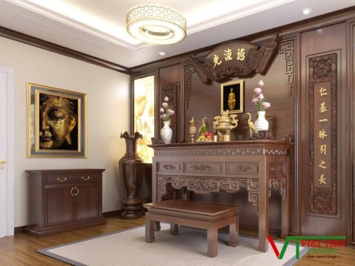 Đồ gỗ nội thất phòng thờ