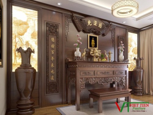 Đồ gỗ nội thất phòng thờ