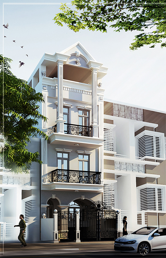 Xây dựng nhà phố bán cổ điển