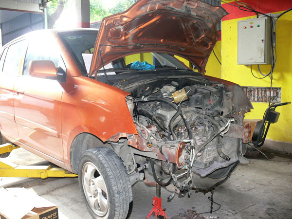 Phục hồi xe tai nạn