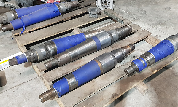 Phun phủ kim loại phục hồi trục Mandrel Block máy cán
