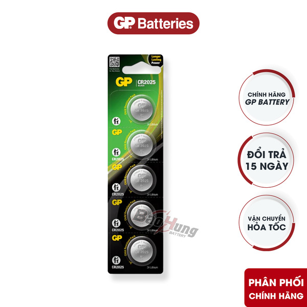 Pin GP CR2025 Lithium 3V
