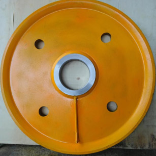 Puly cáp cần trục, khung chụp