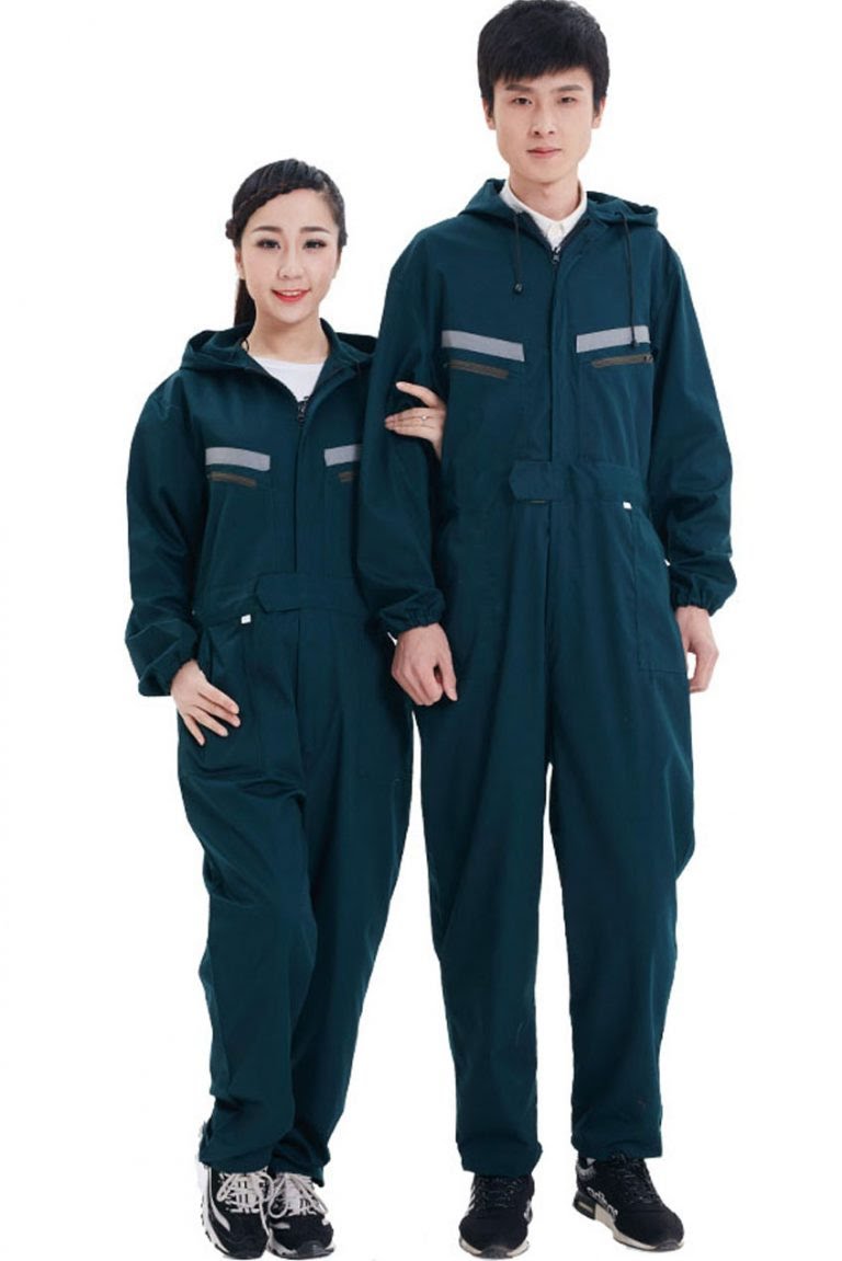 Đồng phục công nhân áo liền quần