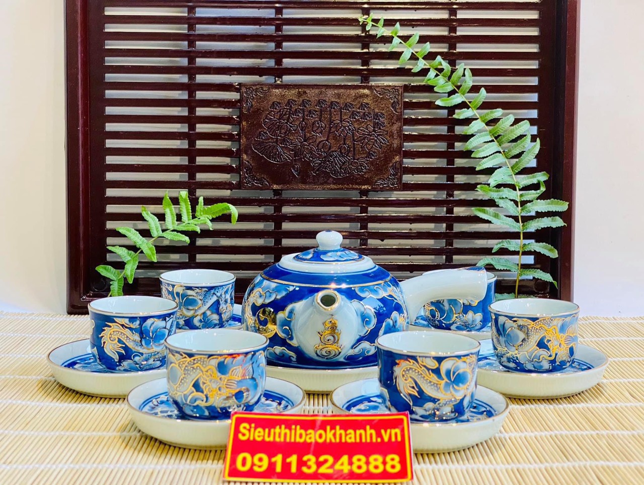 Bộ ấm chén sứ