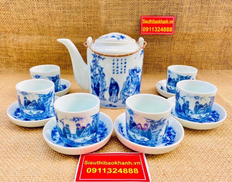 Bộ ấm chén sứ